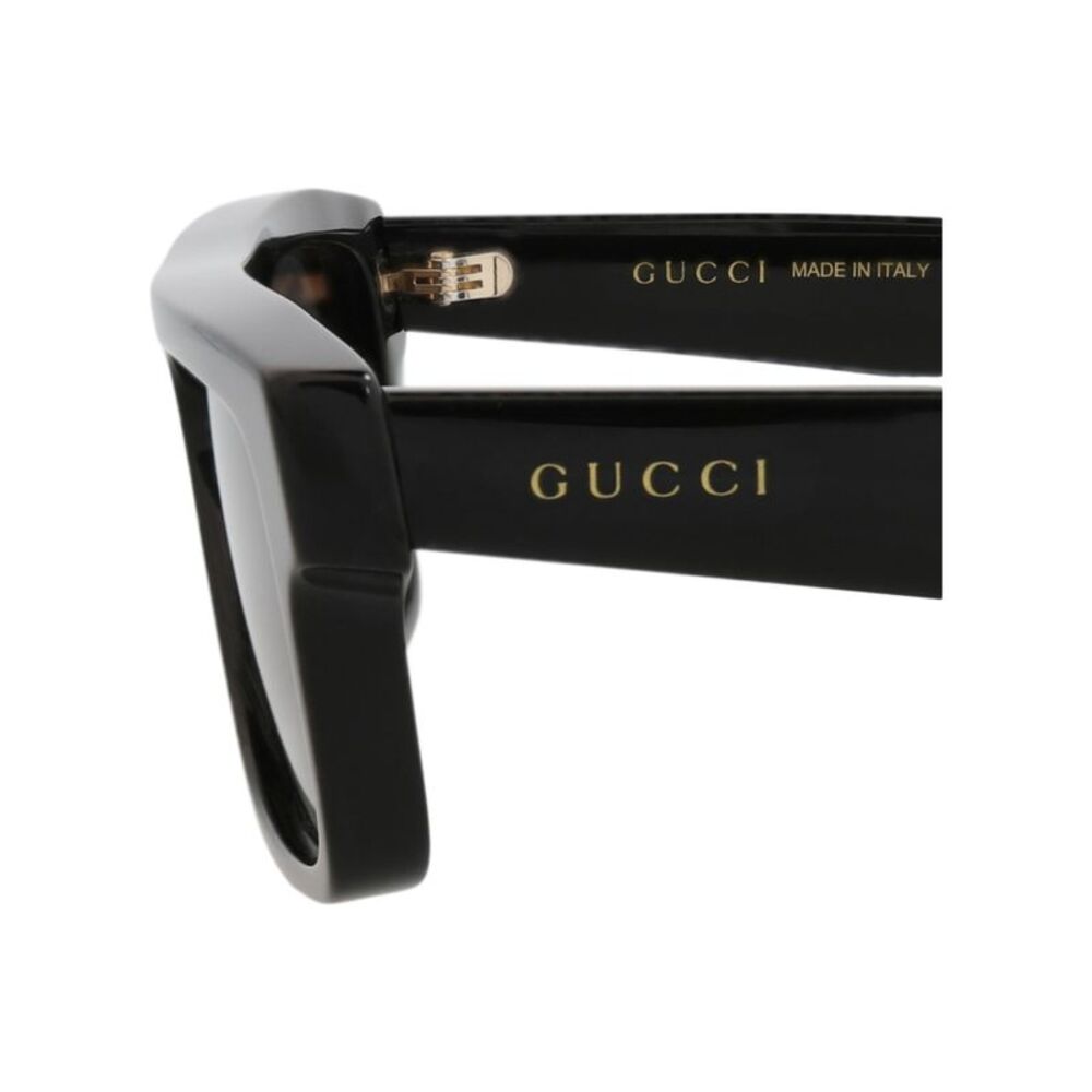 Gucci Square-Frame Recycled Acetate Sunglasses Black Mens - Picture 4 of 6